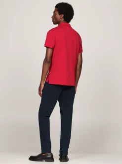 Koszulki Polo*Tommy Hilfiger Koszulka Polo O Regularnym Kroju Z Flagą 1985 Collection PRIMARY RED