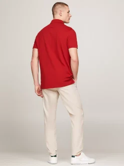 Koszulki Polo*Tommy Hilfiger Koszulka Polo O Regularnym Kroju Z Flagą 1985 Collection DARK MAGMA