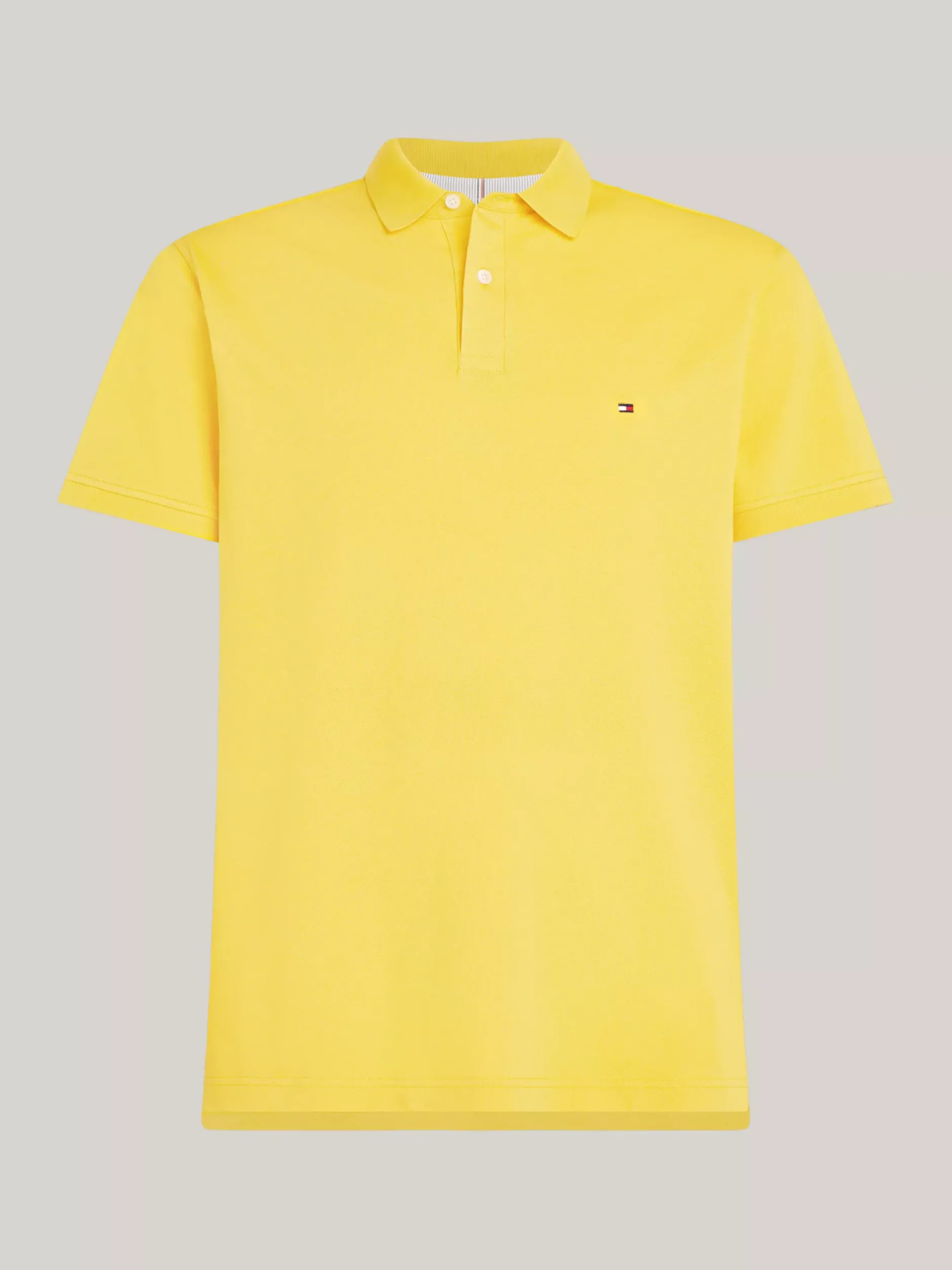 Koszulki Polo*Tommy Hilfiger Koszulka Polo O Regularnym Kroju Z Flagą 1985 Collection PRIMARY YELLOW