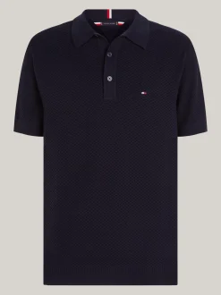 Dzianina|Swetry*Tommy Hilfiger Koszulka Polo O Regularnym Kroju DESERT SKY