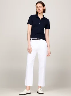 Koszulki Polo*Tommy Hilfiger Koszulka Polo O Wąskim Kroju DESERT SKY