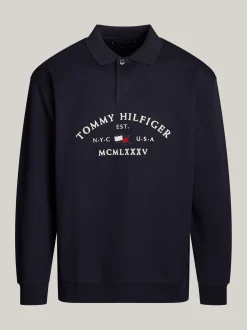 Koszulki Polo*Tommy Hilfiger Koszulka Polo Z żeglarskim Logo DESERT SKY