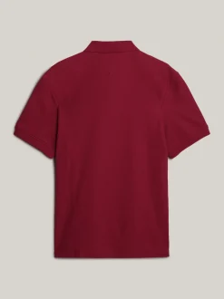 Koszulki Polo*Tommy Hilfiger Koszulka Polo Z Haftowanym Emblematem ROUGE