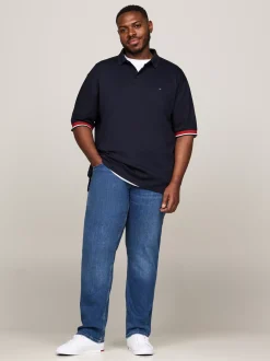 Koszulki Polo*Tommy Hilfiger Koszulka Polo Z Kolekcji Plus DESERT SKY