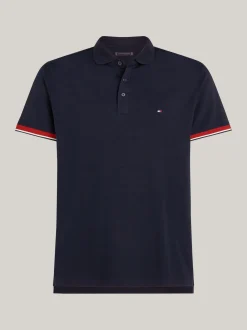Koszulki Polo*Tommy Hilfiger Koszulka Polo Z Kolekcji Plus DESERT SKY