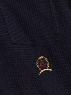 Koszulki Polo*Tommy Hilfiger Koszulka Polo Z Wyhaftowanym Emblematem DESERT SKY