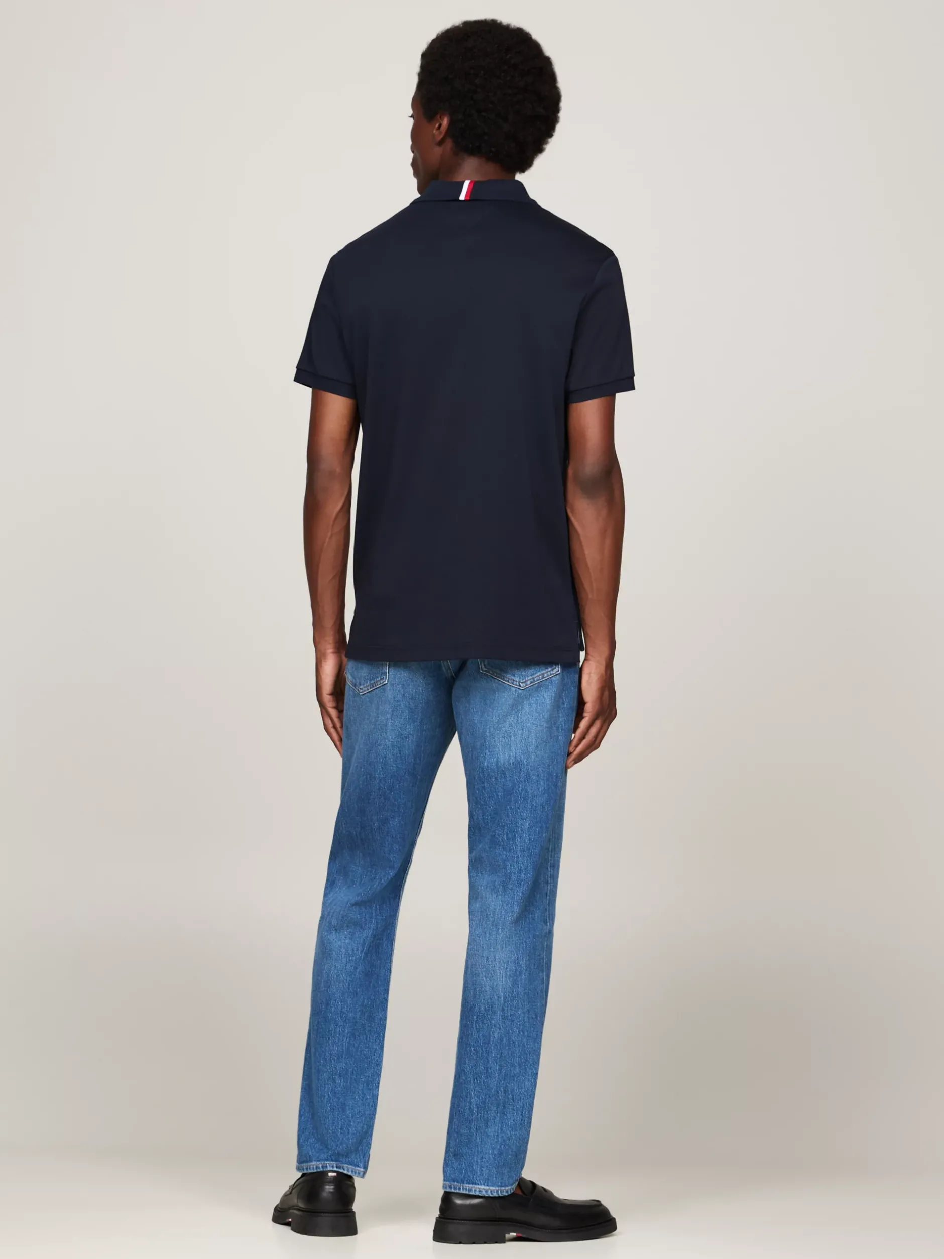 Koszulki Polo*Tommy Hilfiger Koszulka Polo Z Wyszywanym Logo DESERT SKY