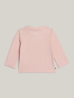 Dziewczynki|Chłopcy*Tommy Hilfiger Koszulka Z Długim Rękawem Z Logo Hilfiger SOFT ROSE