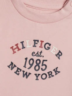Dziewczynki|Chłopcy*Tommy Hilfiger Koszulka Z Długim Rękawem Z Logo Hilfiger SOFT ROSE