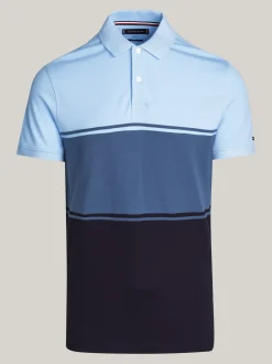 Koszulki Polo*Tommy Hilfiger Koszulko Polo Z Wyhaftowaną Flagą AEGEAN SEA