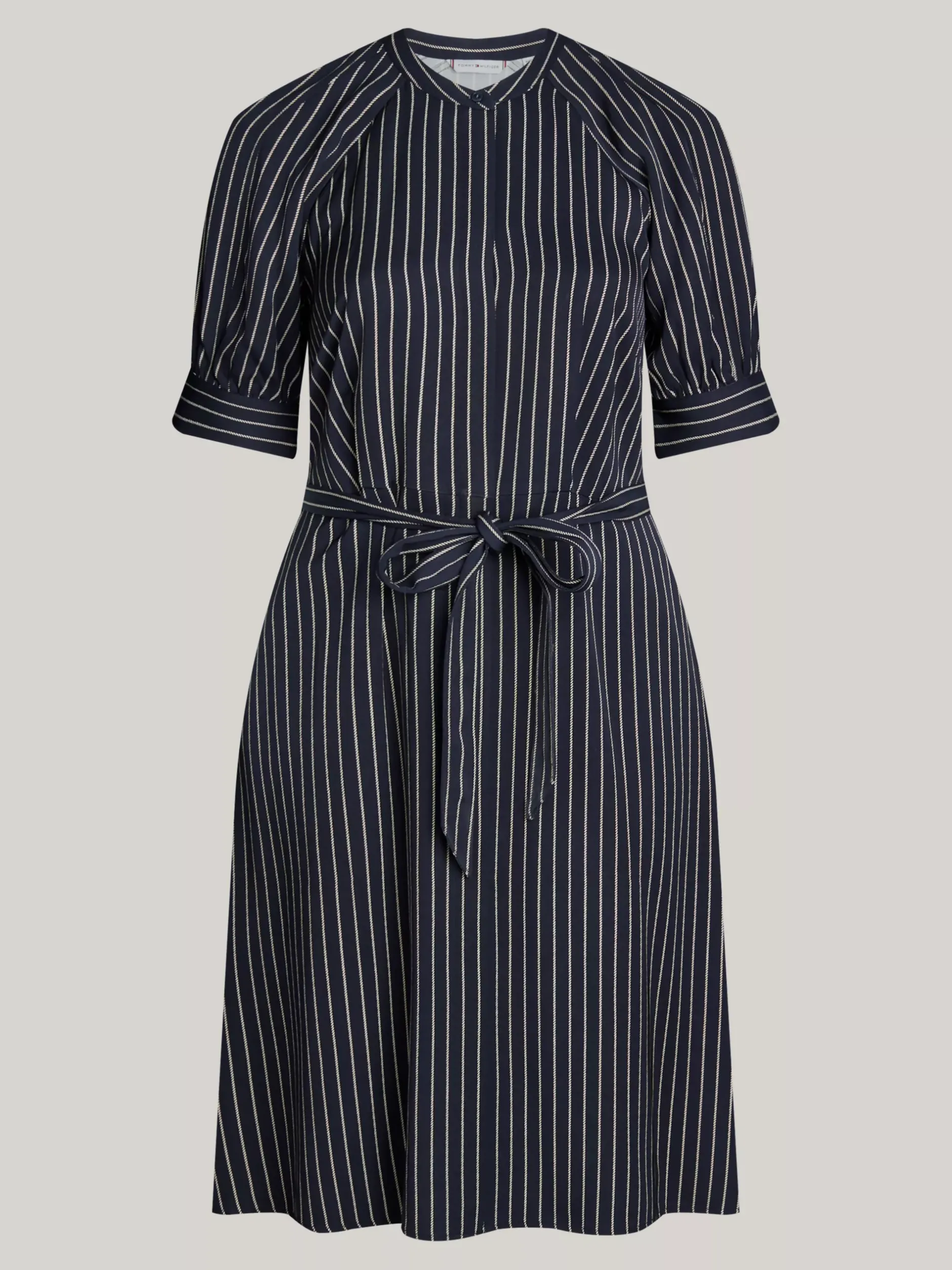 Sukienki*Tommy Hilfiger Koszulowa Sukienka Midi Curve ROPE STP/ DESERT SKY
