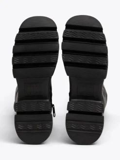 Botki*Tommy Hilfiger Kozaki Za Kolano Na Podeszwie Z Protektorem BLACK