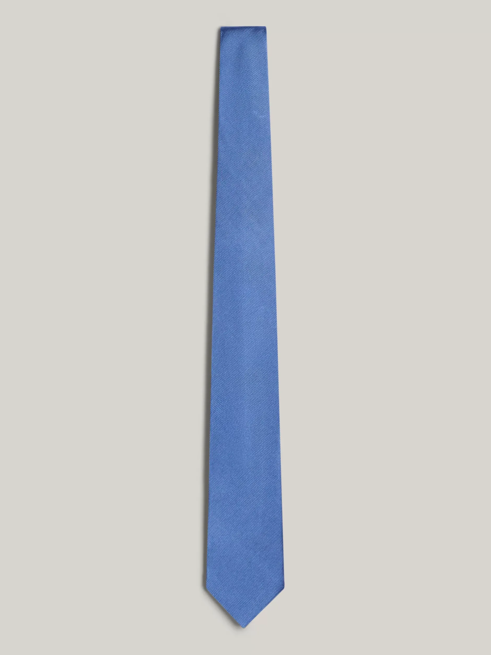Krawaty & Poszetki*Tommy Hilfiger Krawat Z Jedwabnej Tkaniny CUSTOM COLOR CLASSIC BLUE
