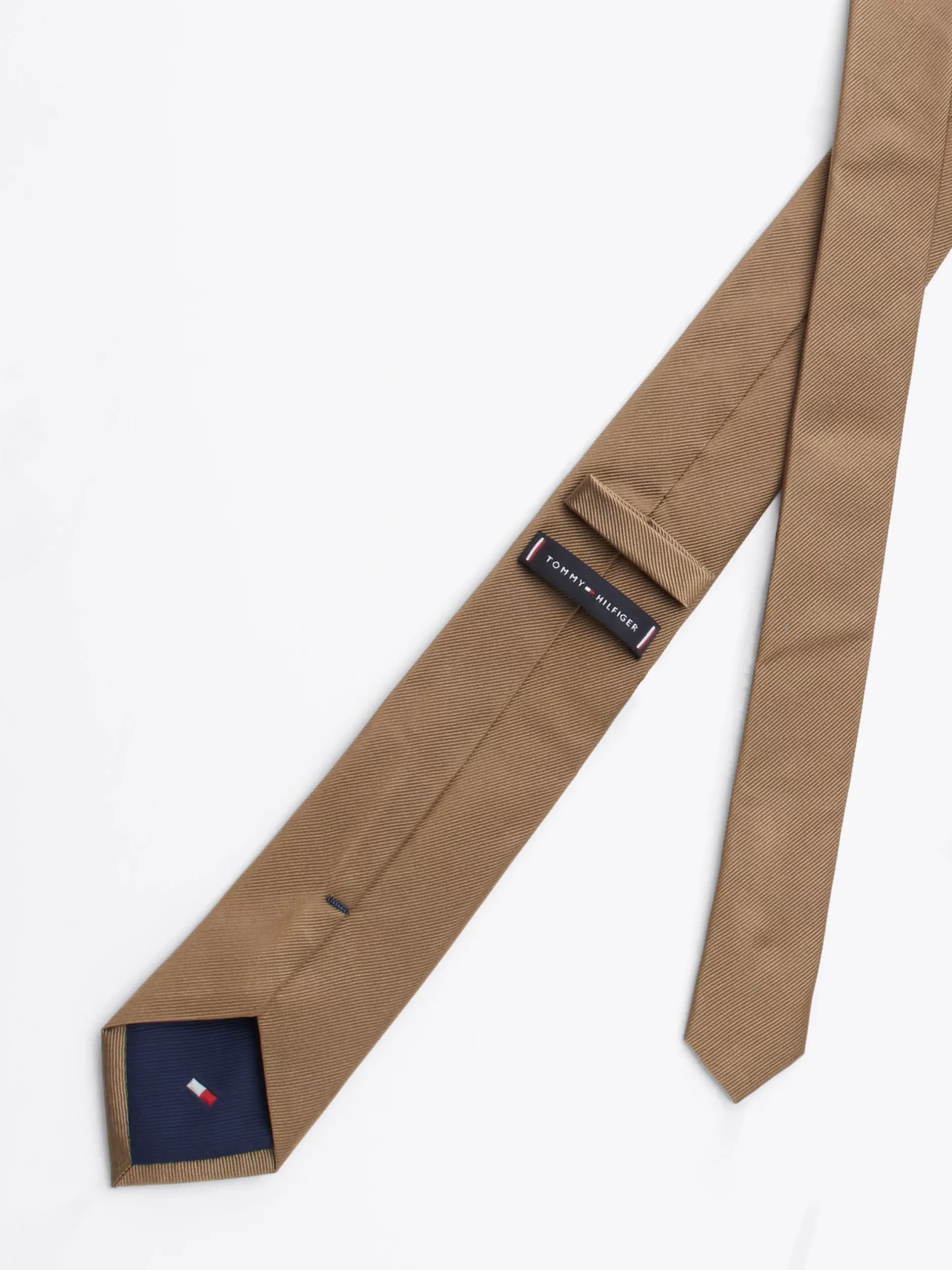 Krawaty & Poszetki*Tommy Hilfiger Krawat Z Jedwabnej Tkaniny SAFARI CANVAS