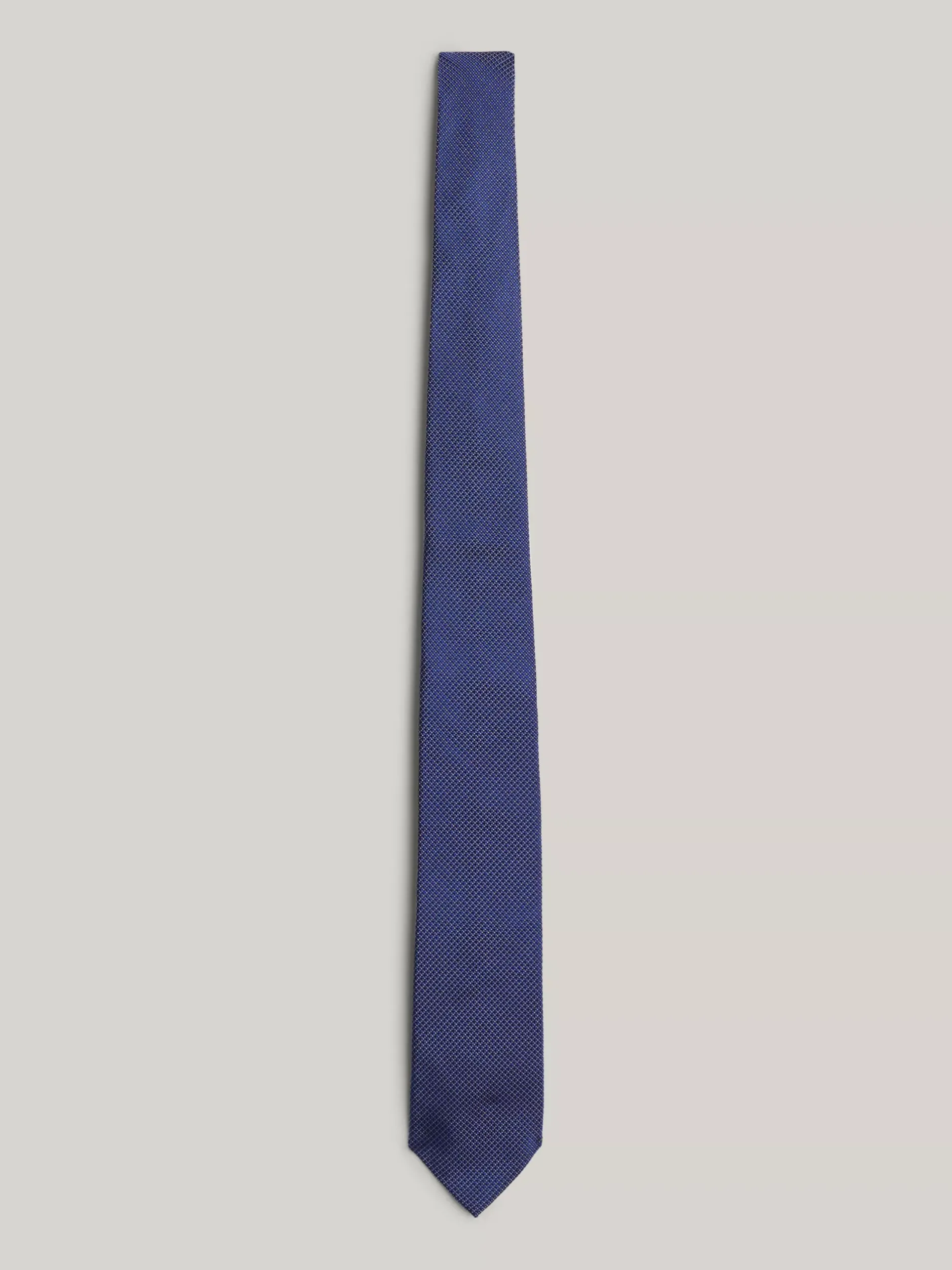 Krawaty & Poszetki*Tommy Hilfiger Krawat Z Jedwabnej Tkaniny W Drobne Kropki DESERT SKY / LIGHT BLUE