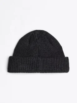 Czapki|Czapki I Szaliki*Tommy Hilfiger Krótka Czapka Typu Beanie Heritage DARK GREY HEATHER