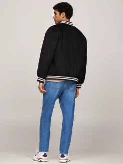 Kurtki & Płaszcze|Bomberki*Tommy Hilfiger Kurtka Bomber Z Kontrastowymi Detalami BLACK