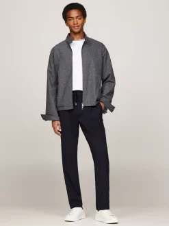 Bomberki|Kurtki & Płaszcze*Tommy Hilfiger Kurtka Harrington W Kratę Księcia Walii MEDIUM GREY HEATHER