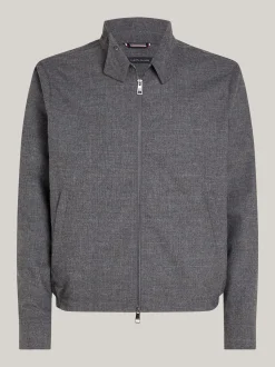 Bomberki|Kurtki & Płaszcze*Tommy Hilfiger Kurtka Harrington W Kratę Księcia Walii MEDIUM GREY HEATHER
