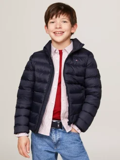 Kurtki I Płaszcze|Kurtki*Tommy Hilfiger Kurtka Puchowa Essential O Dopasowanym Kroju DESERT SKY