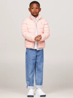 Kurtki I Płaszcze|Kurtki*Tommy Hilfiger Kurtka Puchowa Essential O Dopasowanym Kroju SOFT ROSE