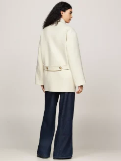 Kurtki & Płaszcze|Wełniane Płaszcze*Tommy Hilfiger Kurtka Typu Bosmanka IVORY