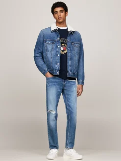 Kurtki & Płaszcze*Tommy Hilfiger Kurtka Typu Trucker 3 W 1 Ryan Z Denimu DENIM DARK