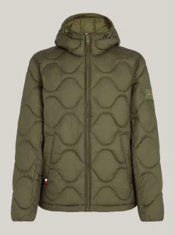 Kurtki & Płaszcze*Tommy Hilfiger Kurtka Z Kapturem Z Termoizolacją ARMY GREEN