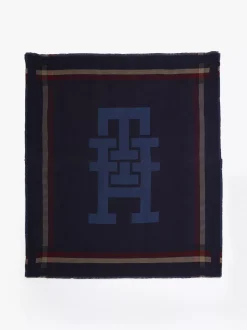 Szaliki|Szaliki*Tommy Hilfiger Kwadratowy Szal Z Monogramem TH CORP MIX