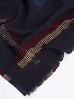 Szaliki|Szaliki*Tommy Hilfiger Kwadratowy Szal Z Monogramem TH CORP MIX