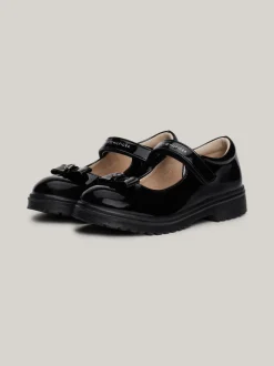Obuwie I Akcesoria*Tommy Hilfiger Lakierki Z Zapięciem Na Rzep BLACK