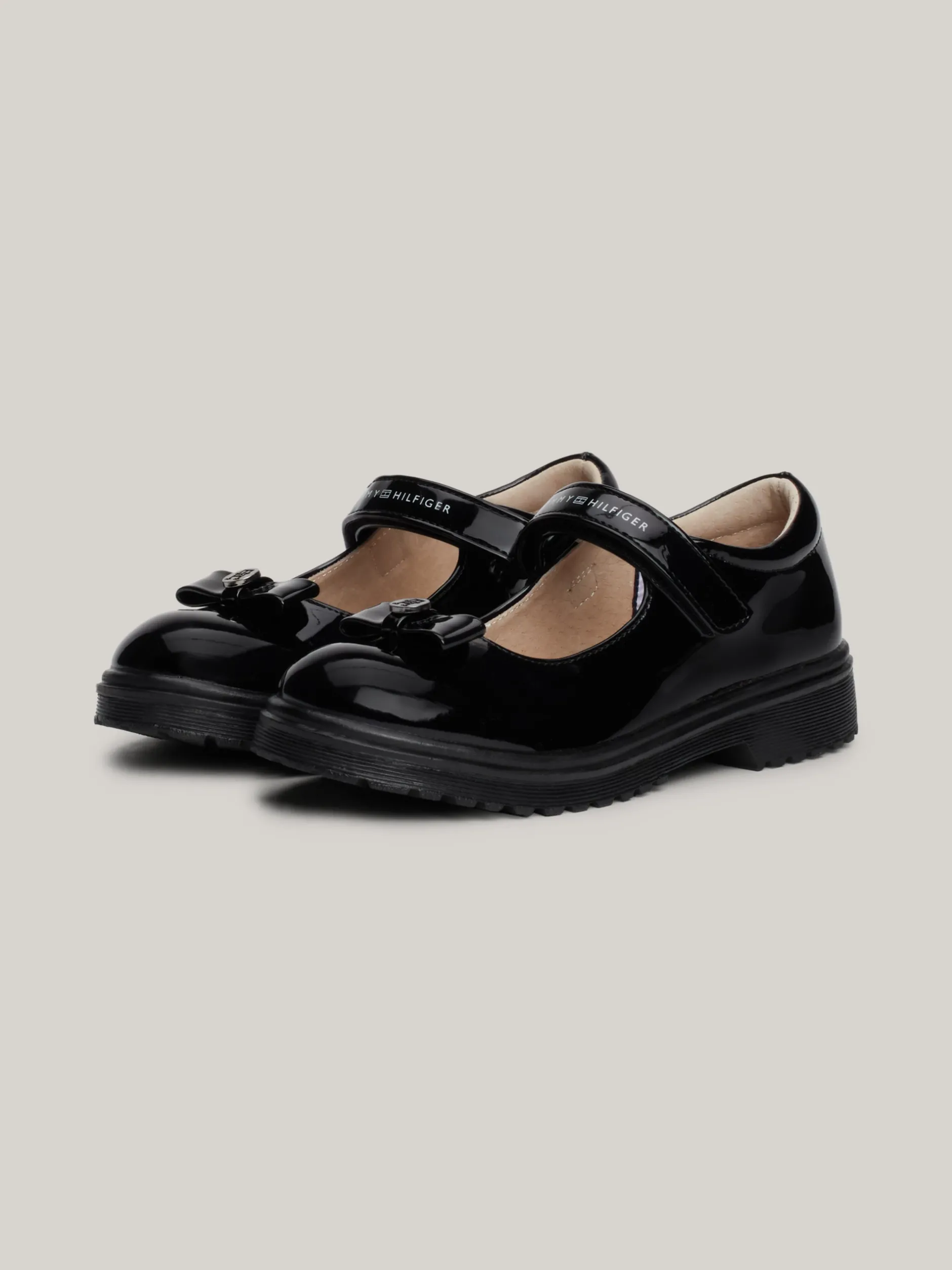 Obuwie I Akcesoria*Tommy Hilfiger Lakierki Z Zapięciem Na Rzep BLACK