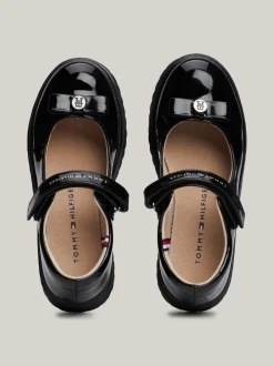 Obuwie I Akcesoria*Tommy Hilfiger Lakierki Z Zapięciem Na Rzep BLACK