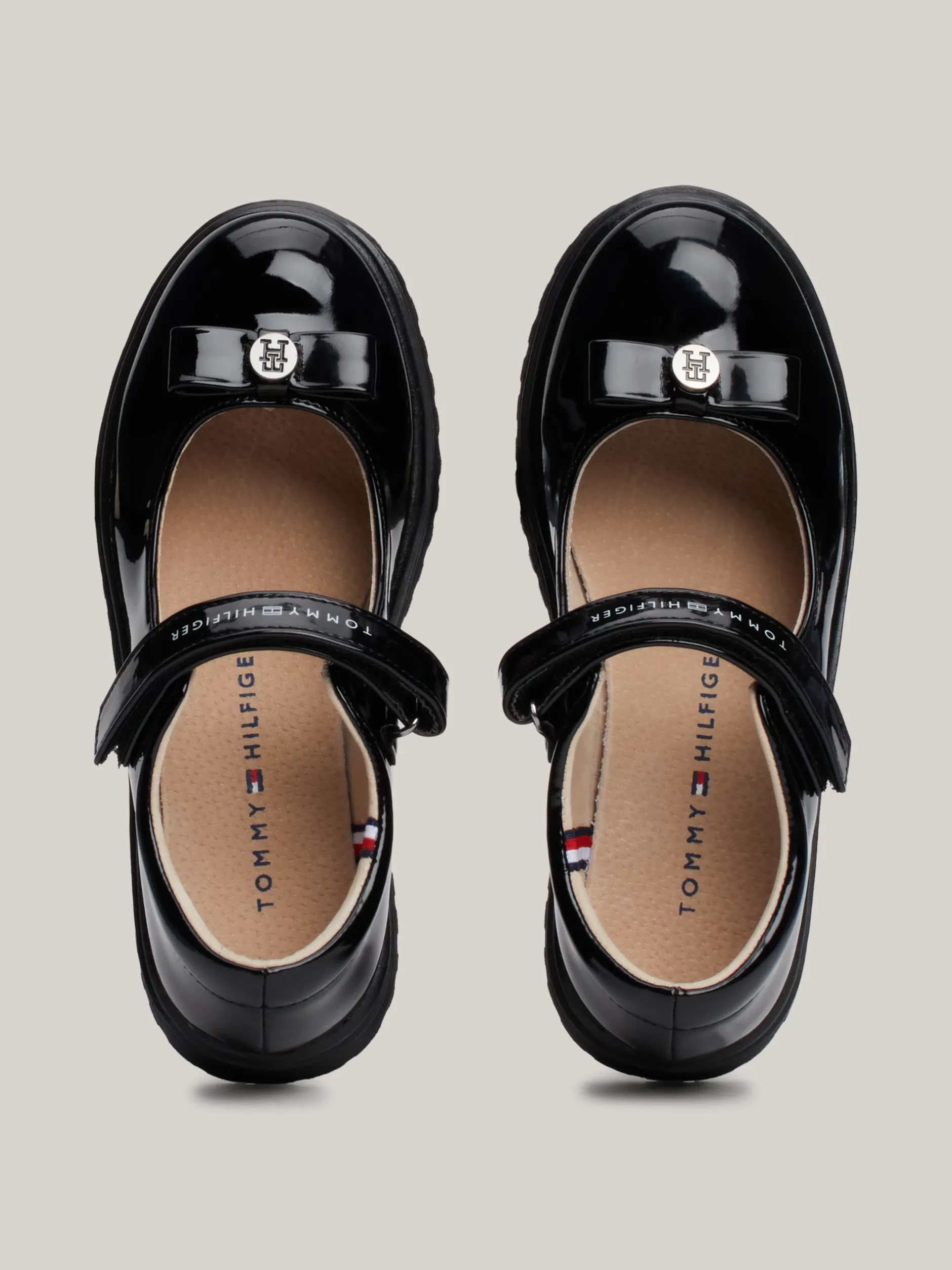 Obuwie I Akcesoria*Tommy Hilfiger Lakierki Z Zapięciem Na Rzep BLACK