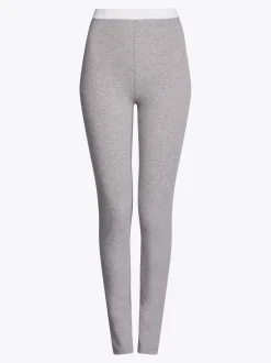 Stroje Domowe*Tommy Hilfiger Legginsy Pełnej Długości Hilfiger Monotype MID GREY HT