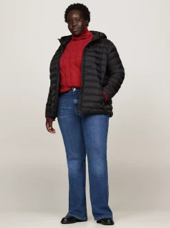 Kurtki & Płaszcze*Tommy Hilfiger Lekka Ocieplana Kurtka Curve BLACK