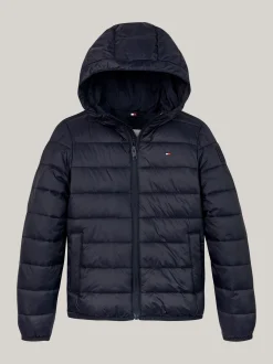 Kurtki I Płaszcze|Kurtki*Tommy Hilfiger Lekka Ocieplana Kurtka Z Kapturem DESERT SKY