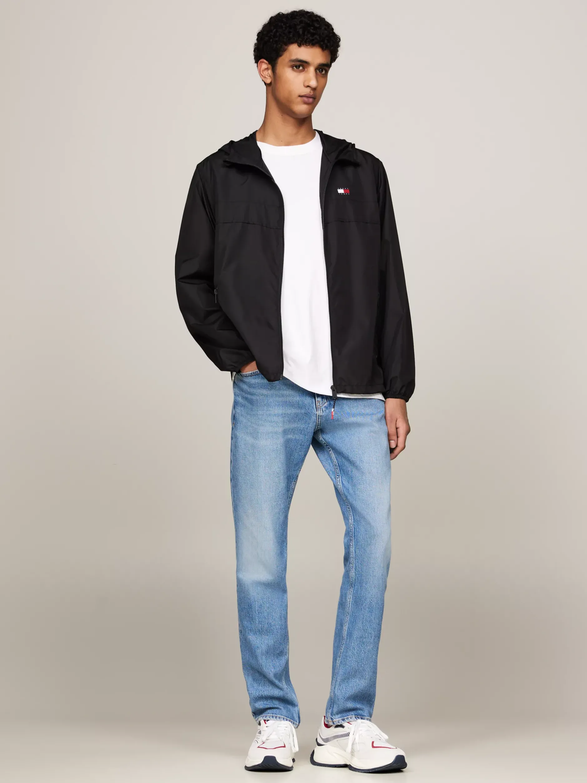 Kurtki & Płaszcze*Tommy Hilfiger Lekka Wiatrówka Chicago BLACK