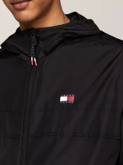 Kurtki & Płaszcze*Tommy Hilfiger Lekka Wiatrówka Chicago BLACK