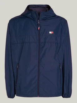 Kurtki & Płaszcze*Tommy Hilfiger Lekka Wiatrówka Chicago DARK NIGHT NAVY