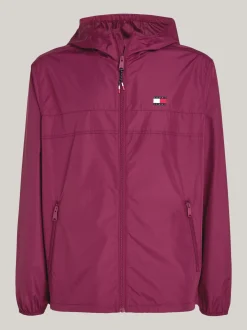Kurtki & Płaszcze*Tommy Hilfiger Lekka Wiatrówka Chicago VALLEY GRAPE