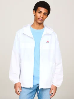 Kurtki & Płaszcze*Tommy Hilfiger Lekka Wiatrówka Chicago WHITE