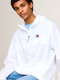 Kurtki & Płaszcze*Tommy Hilfiger Lekka Wiatrówka Chicago WHITE