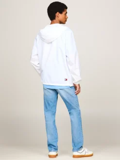 Kurtki & Płaszcze*Tommy Hilfiger Lekka Wiatrówka Chicago WHITE