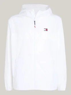 Kurtki & Płaszcze*Tommy Hilfiger Lekka Wiatrówka Chicago WHITE