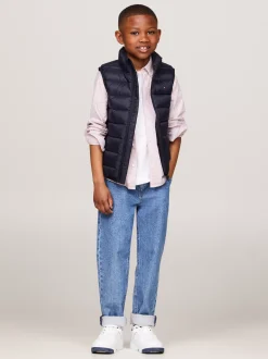 Kurtki I Płaszcze|Kurtki*Tommy Hilfiger Lekki Bezrękawnik Puchowy Essential DESERT SKY