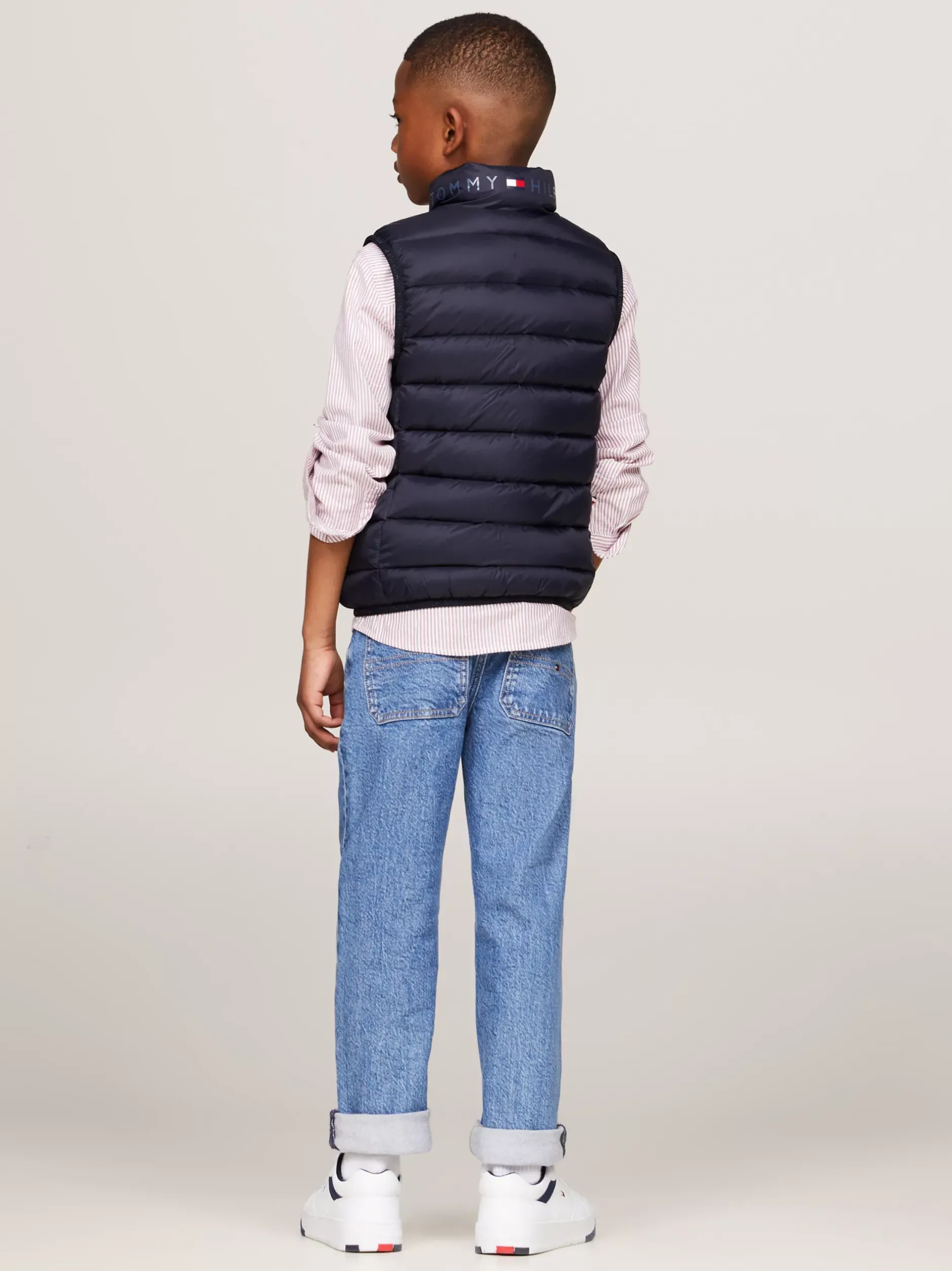 Kurtki I Płaszcze|Kurtki*Tommy Hilfiger Lekki Bezrękawnik Puchowy Essential DESERT SKY