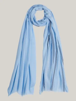 Szaliki|Szaliki*Tommy Hilfiger Lekki Szal Essential VESSEL BLUE