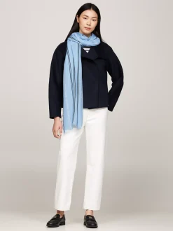 Szaliki|Szaliki*Tommy Hilfiger Lekki Szal Essential VESSEL BLUE