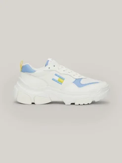 Sneakersy*Tommy Hilfiger Lekkie Buty Sportowe Z Kontrastowymi Wstawkami WESTSIDE BLUE